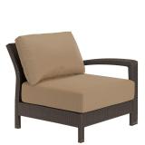 patio woven left arm module