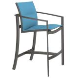 padded sling patio bar stool