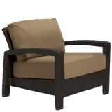 outdoor woven arm chair