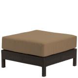 patio woven ottoman